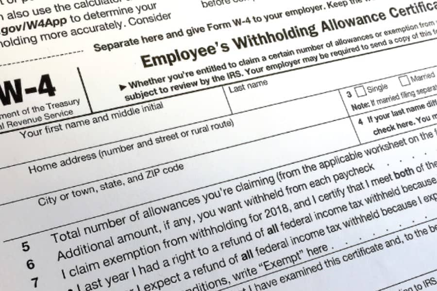 W4 Form 2021 Online And Printable W4 Form 2021 Online And Printable