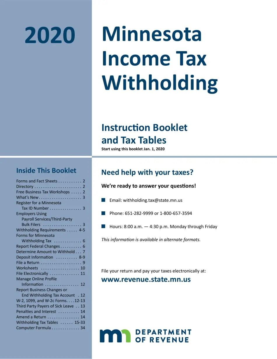2022 Mn State Tax Withholding Form Samelevel 2022 Mn State Tax Withholding Form Samelevel
