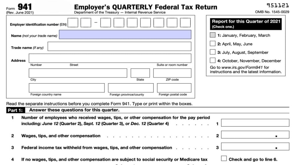 941 Form 2023