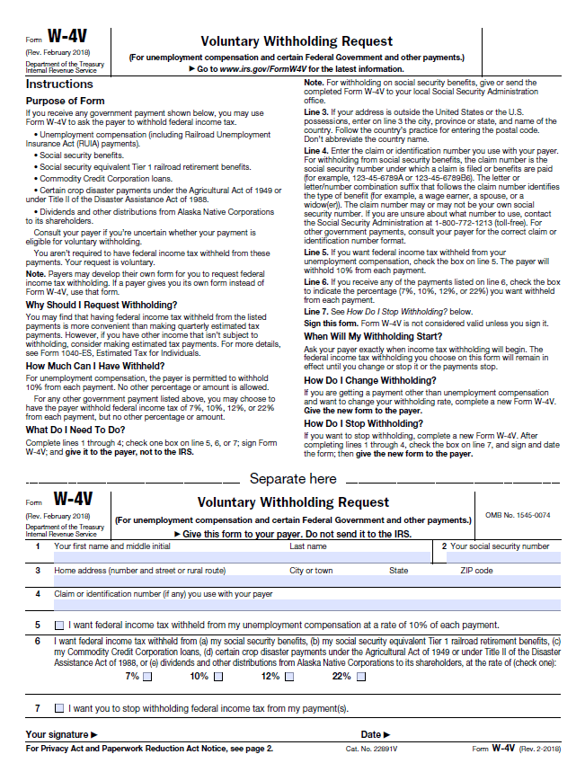 Form W 4V Voluntary Withholding Request Documentshelper Form W 4V Voluntary Withholding Request Documentshelper