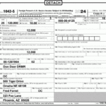 3 21 110 Processing Form 1042 Withholding Returns Internal Revenue